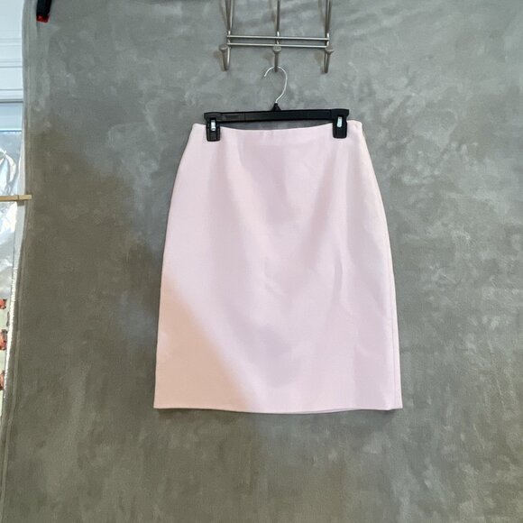 KORS Michael Kors Made In Italy Light Pink Wool Knee Length Skirt Women’s Size 4 - Picture 1 of 16